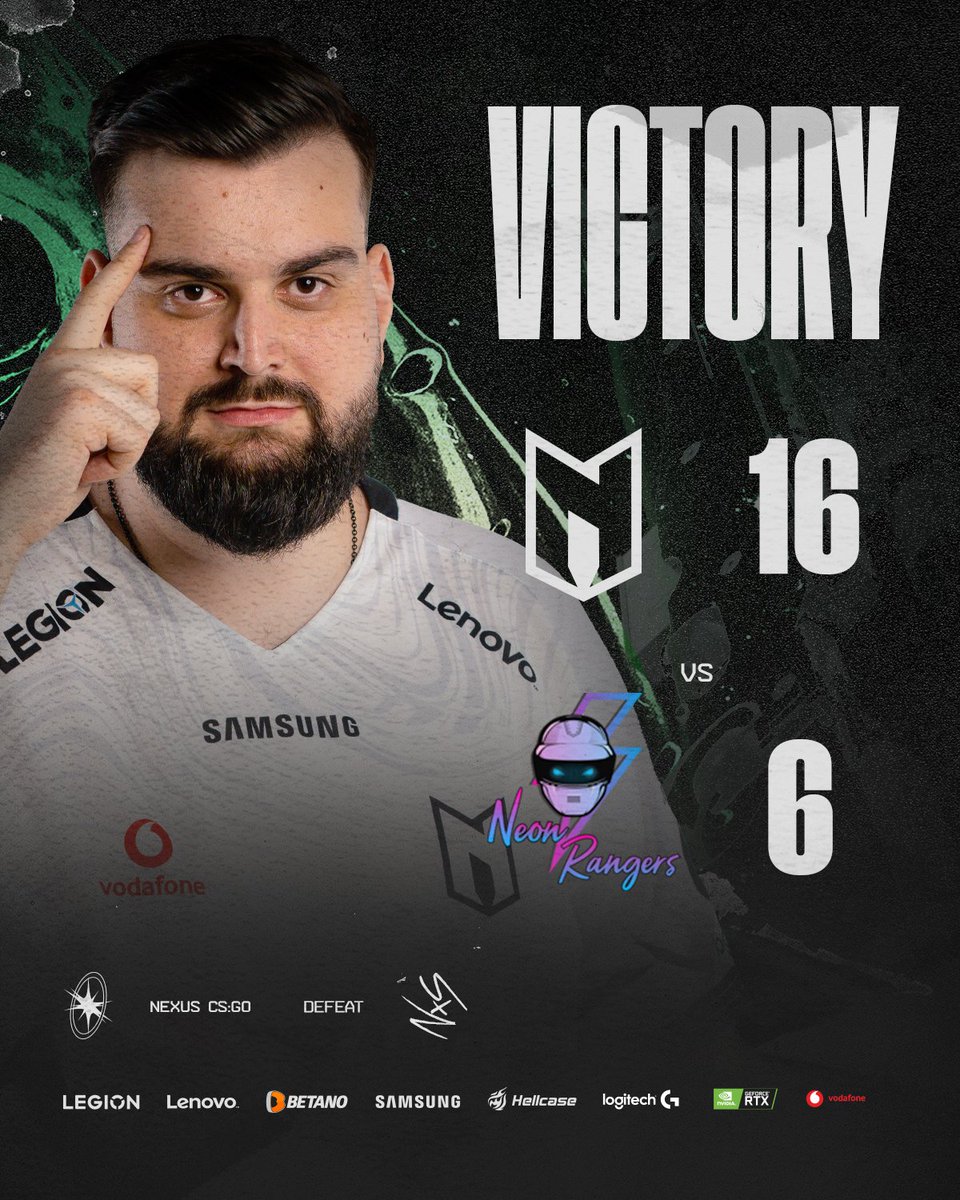 NexusGamingRo's tweet image. Incheiem seara cu o victorie vs NEON RANGERS in #Esea Advanced.

#NexusRising #Vodafone #Betano #Samsung #Hellcase #Lenovo #Legion #Logitech #NVIDIA