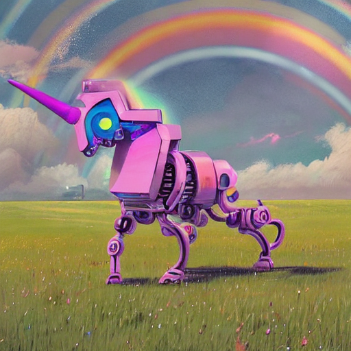 hotfigs's tweet photo. I'm having a ton of fun playing with #stablediffusion img2img with my daughter 🦄🌈🤖 https://t.co/Y8iBcuL0kY