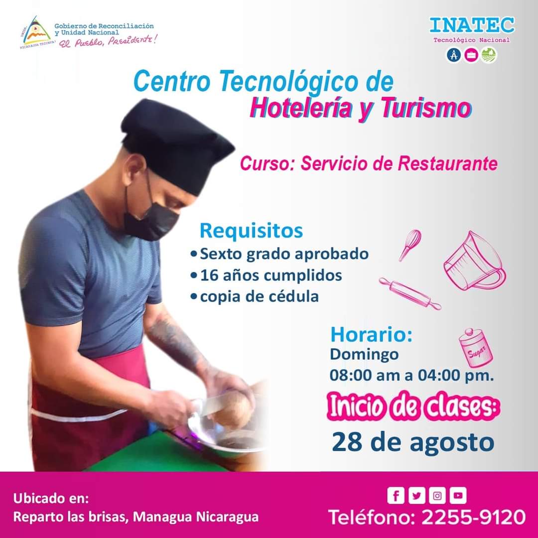 TecHoteleria's tweet photo. Obten una herramienta para tu futuro, te esperamos se parte de la gran familia #SoyTecNacional 🧑🦱🤵
#CTHT https://t.co/AvS583cahv