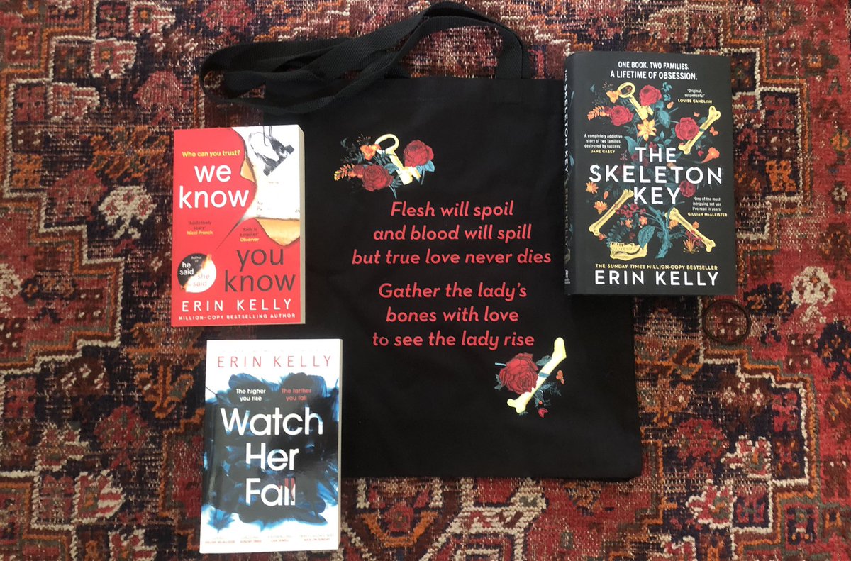 ☠️🗝📚#Competition time! To celebrate next week’s publication of my treasure hunt thriller THE SKELETON KEY I’m giving away a first edition hardback, two paperbacks &amp; an extremely sexy tote bag. RT &amp; follow to enter, 🇬🇧 only, winner picked randomly  #bookgiveaway #theskeletonkey
