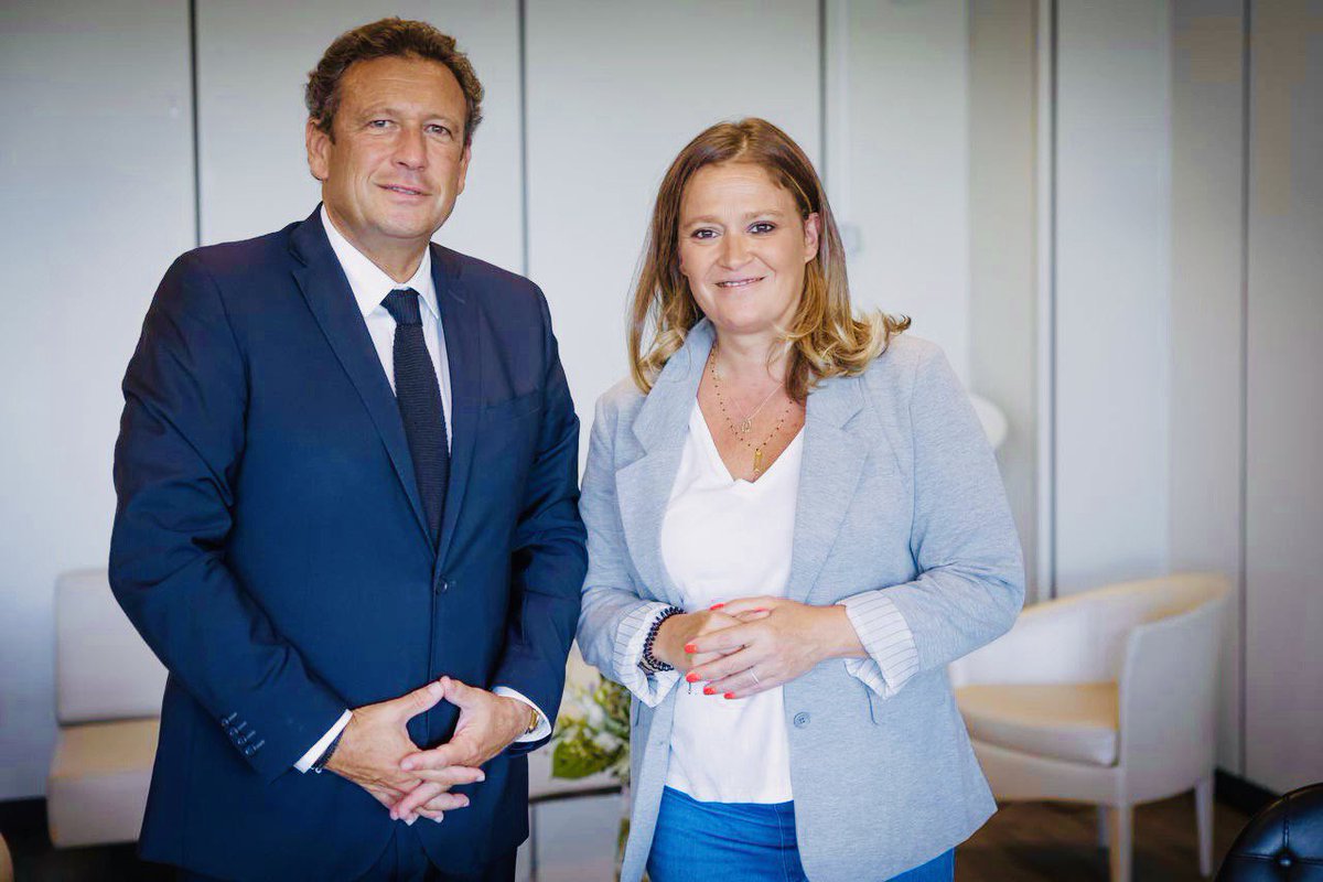 Olivia Gregoire (@oliviagregoire) on Twitter photo La saison estivale a été marquée par le retour des beaux jours pour le tourisme en France. Je m’exprimerai prochainement sur ce sujet.
C’est ce dont nous avons parlé avec <a href="/FdeCanson/">François de Canson</a> ainsi que de notre vision sur l’évolution du tourisme pour ces prochaines années. La saison estivale a été marquée par le retour des beaux jours pour le tourisme en France. Je m’exprimerai prochainement sur ce sujet.
C’est ce dont nous avons parlé avec <a href="/FdeCanson/">François de Canson</a> ainsi que de notre vision sur l’évolution du tourisme pour ces prochaines années.