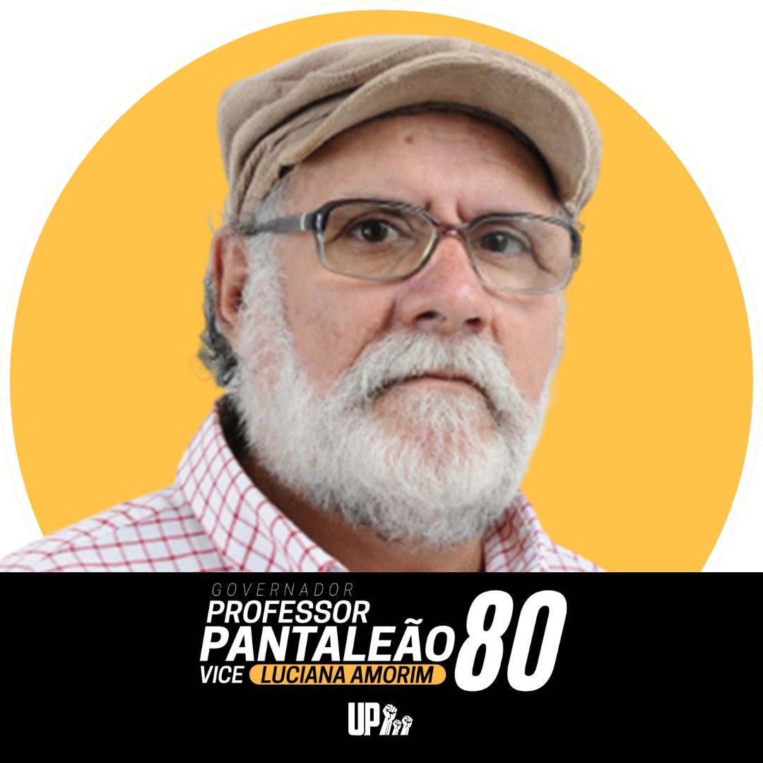ProfPantaleao80's tweet photo. Sou candidato ao Governo de Goiás pela Unidade Popular. Nosso número é 80! 

Somos uma candidatura popular, socialista, antifascista e comprometida com os interesses da classe trabalhadora! 

#PantaleãoELuciana2022 
#LeoESamara2022 https://t.co/B42REHTZWy