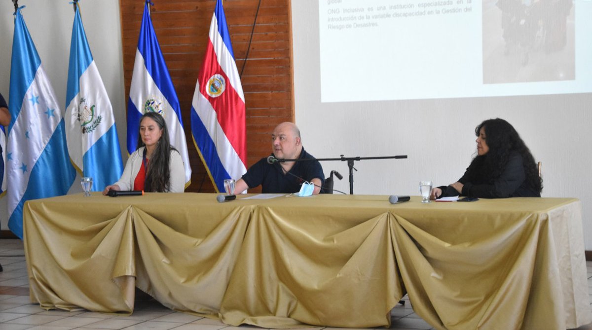 CEPREDENAC's tweet photo. Durante la segunda jornada del #ForoGestiónInclusiva contamos con la participación de los Miembros del Consejo de Representantes y se presentó la Guía para la inclusión de personas con discapacidad en el ámbito de la #GIRD a nivel municipal, comunitario y familiar en la región. https://t.co/cdhJ8r8ik2