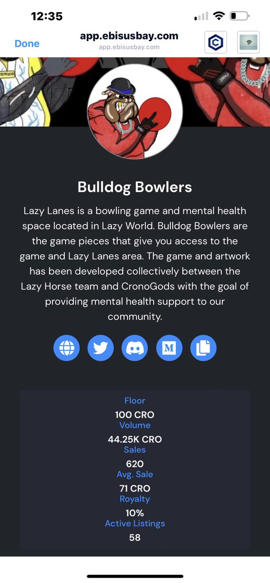 WOW someone brought out the broom 🧹 and swept ALL 11 #Bulldogs Under 100 #CRO let’s HOLD THIS STRONG 💪🏾 

Wallet Address 

0xb3795fc2fda5543903c60a89b156fe7f7116df80 

A sweet <a href="/HopSwapFinance/">HopSwap</a> #RumblerRoo is coming your way 🎊💚🚀🎉🔥💰💯🧹 

x.com/lazy_lanes/sta…