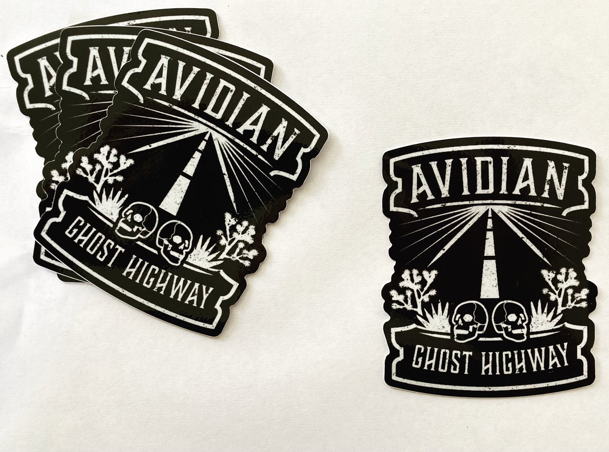 AvidianMusic's tweet photo. Bustin out the GH stickers !!  Wants some !? DM us 🤩🤩🥳 @AvidianMusic @stickersLA  #stickers #music #HardRock #tunes  #Merchandise #avidian #ghosthighway https://t.co/jnLr7CleE0