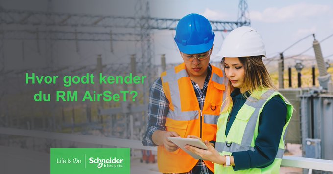 edamsted's tweet photo. Hvor meget ved du om betydningen af SF6-gas i elindustrien? Og RM AirSeT-teknologien?

Gennem 7 spørgsmål kan du finde ud af, om du er en bæredygtighedsekspert.

Klar til at udfordre din viden? https://t.co/WyFv8DU025 

#SchneiderElectric #LifeIsOn #InnovationIsInTheAir #RMAirSeT https://t.co/4FR9nG3Ol3