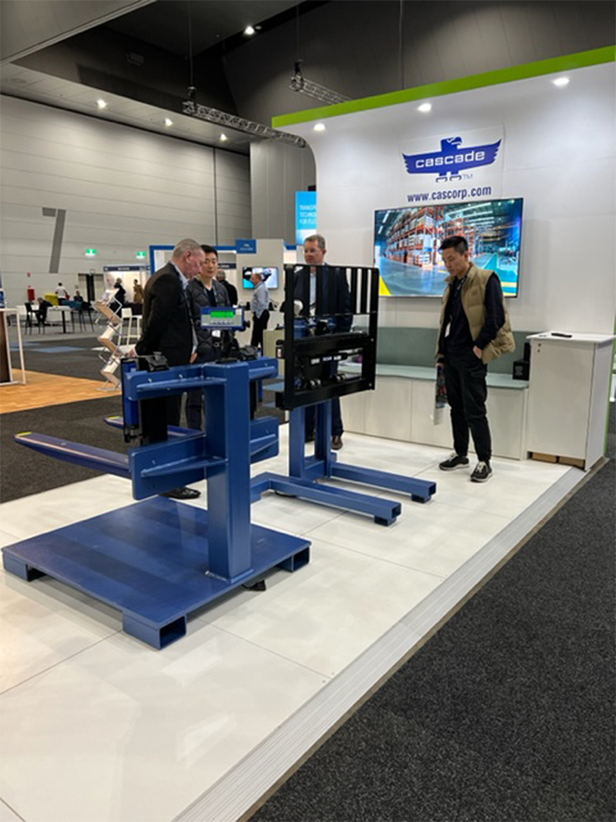 CascadeCorp's tweet photo. This week, from August 24-26, #Megatrans 2022 is underway in Melbourne, Australia. With the central focus on 'reimagining the supply chain,' the #Cascade booth is displaying our innovative Electrix™ and #Forks+ products.
Stop by or learn more here: https://t.co/yINo2li6MU https://t.co/zvCj4sW965