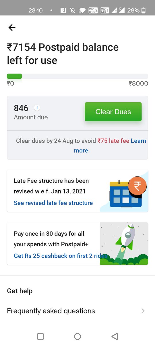 AbPalande's tweet photo. @ola_supports @Olacabs @bhash RS.846 is showing payable, but the happy part is I will not pay due amount as ola did not refunded my money yet. After several mails, tweets, Ola don't care to respond to my query then why should I care about postpaid dues. https://t.co/EeqnEzPI4U