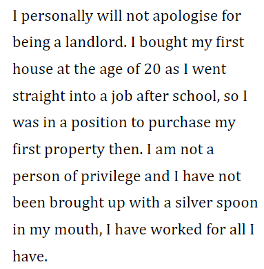 ciananbrennan's tweet photo. One interesting part of Troy's statement is assertion he bought his first house at 20 (in 2002 presumably) having gotten his first job straight from school which put him in a "position to purchase". Not many school-leavers would be able to buy a house after two years nowadays https://t.co/pQZF0p4le8