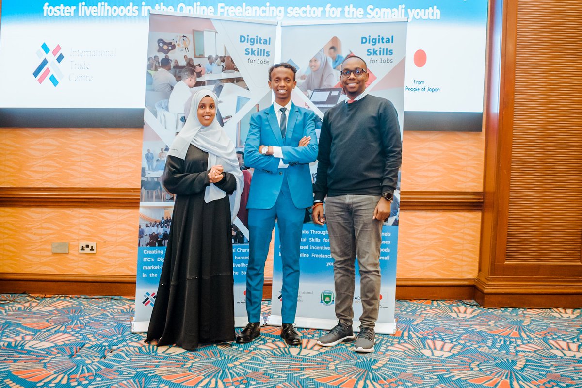 MohaHussein_'s tweet photo. I am so happy and honoured to attend the closing ceremony for the Digital Skills for Jobs program, and I owe it to my mentors who gave me the inspiration to go after my goals. @MMBariise, @MohamedOkash_, @AbdiwahabIsak, @BahjaShuriye Thank you @SIMADiLab, @ITCnews and @JapanGov. https://t.co/OZdDTuHGBT