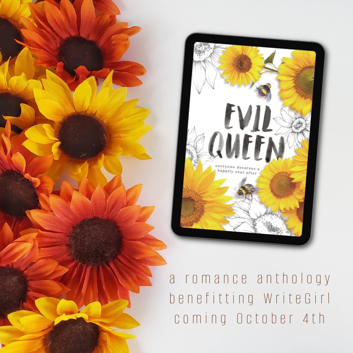 ToriFoxBooks's tweet photo. 🐝COVER REVEAL🐝

Evil Queen is an annual romance anthology celebrating women's empowerment. It is meant to inspire and remind readers that they, too, can do absolutely anything they dream of.

Preorder: https://t.co/uuB2hMr0Rt

#coverreveal #romancereads #writegirl #comingsoon https://t.co/Ahx6yc7pqn