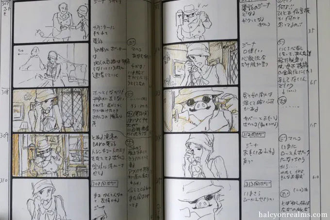 Lovely storyboard drawings for Ghibli's Porco Rosso ( 1992 ), drawn by director Hayao Miyazaki. See more in my book review 紅の豚 スタジオジブリ絵コンテ集 - https://t.co/EQGlMKCTvf

#anime #artbook #storyboard #絵コンテ #宮崎駿 #紅の豚 