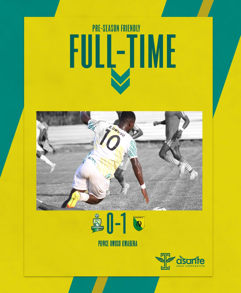 GoldStarsSc's tweet photo. Full Time:
Preseason friendly
Elmina Sharks 0-1 GoldStars
Prince Owusu Kwabena๐ฅโฝ
#Goldstarssc https://t.co/hiQEe2z4Xa