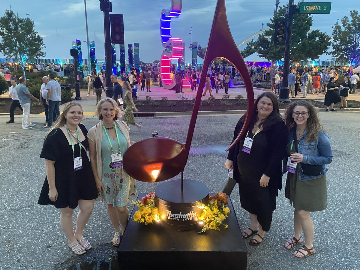 AssocResCenter's tweet photo. On our way back to Milwaukee from @ASAEannual! Jenni, Marie, Sandy, and Jennifer spent the last few days in Nashville learning and networking with fellow association leaders, enabling us to continue providing exceptional service to our clients. #ASAE22 https://t.co/kwg9YfGpci