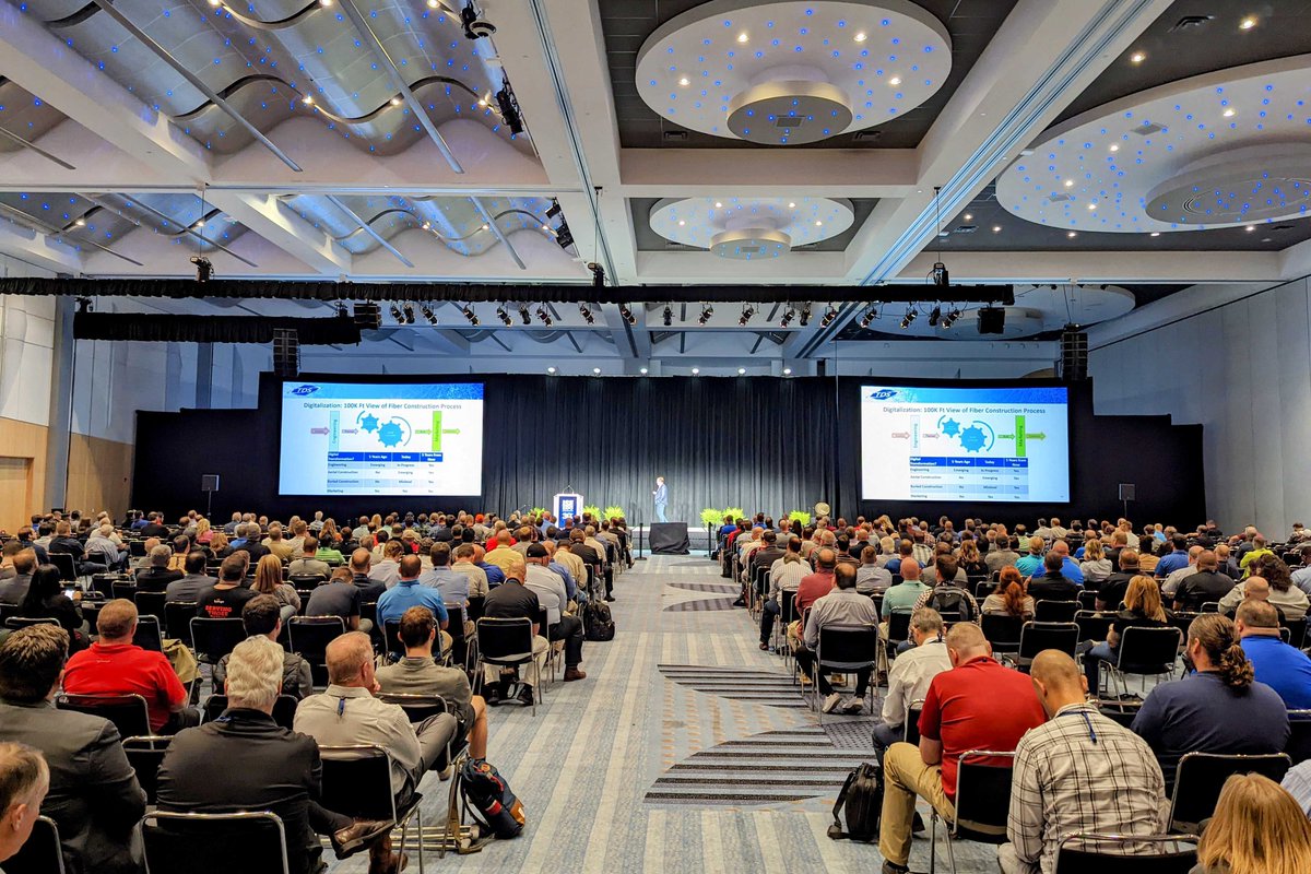 RenderNetworks's tweet photo. Impressive start to #ISEExpo22 with @tdstelecom's keynote sharing why digitalization of construction processes is crucial to meeting the demand of today's market.
You know who would love to talk all things digital construction? Render. Stop by booth #1014 today.
@ISE_Magazine https://t.co/09BOPEK13O