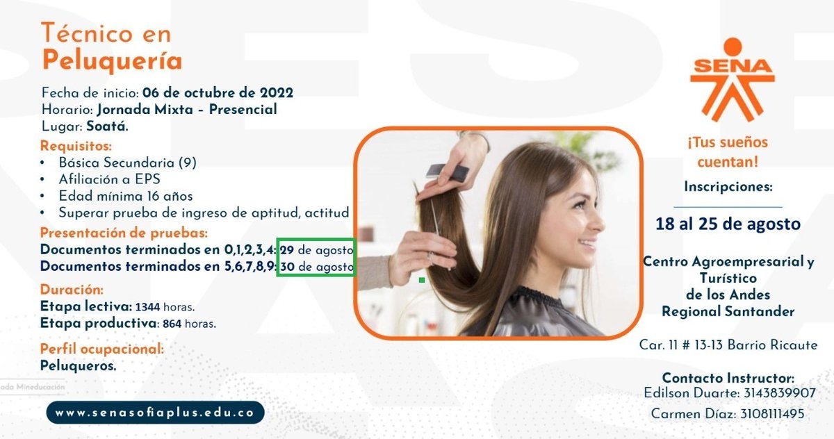 AlcaldiadeSoata's tweet photo. Comunidad Soatense, llegó la oportunidad de acceder a educación técnica en el SENA ⬇️.

Lee con atención la siguiente información. #JuntosPorUnMejorFuturo https://t.co/hNdPyIR7uI