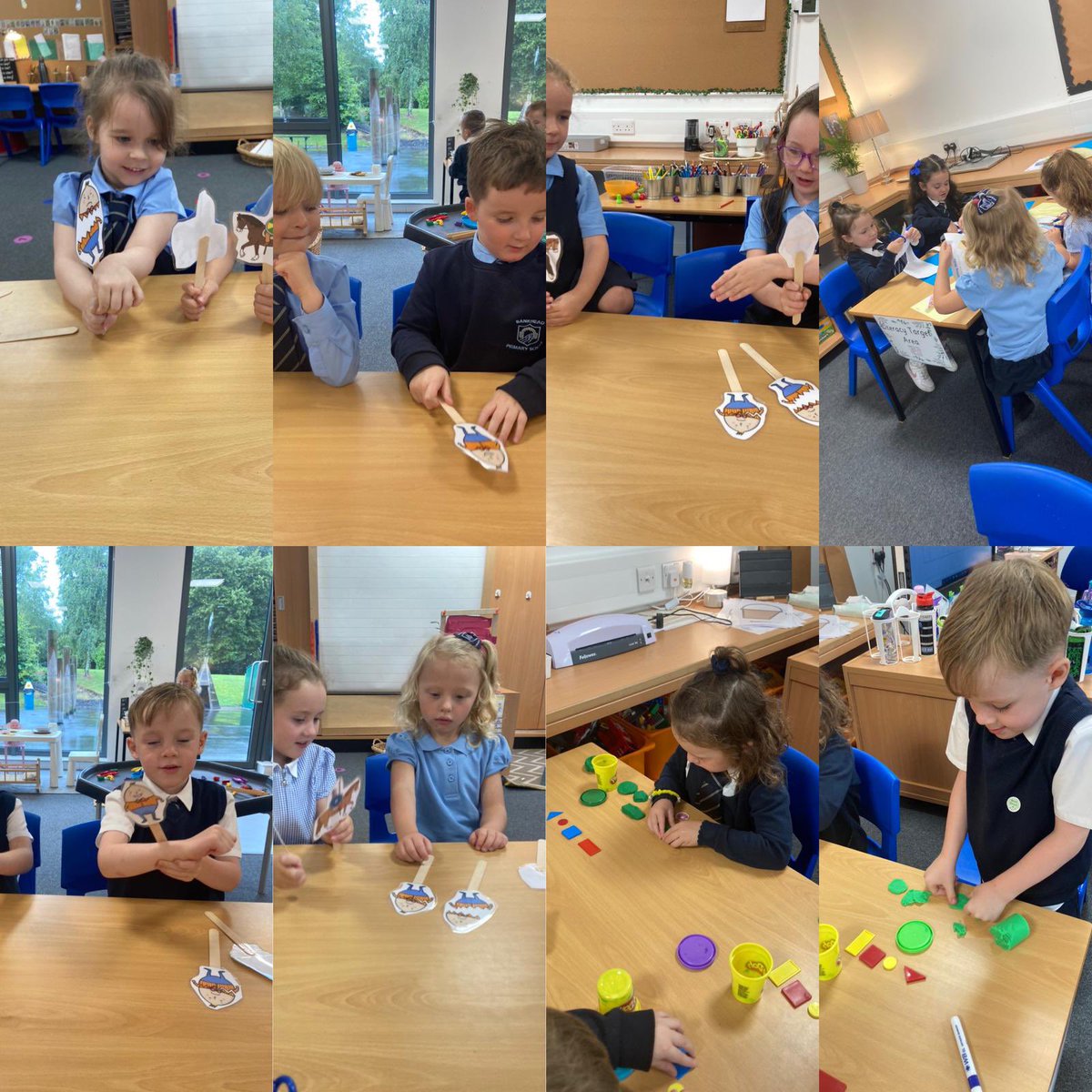 BankheadPrimary's tweet photo. Room 2 enjoying active maths with shapes and buddy time in ICT #partnership #mathsinplay #BankheadWillSOAR @SLCNumeracy https://t.co/7uKbZOYKcP