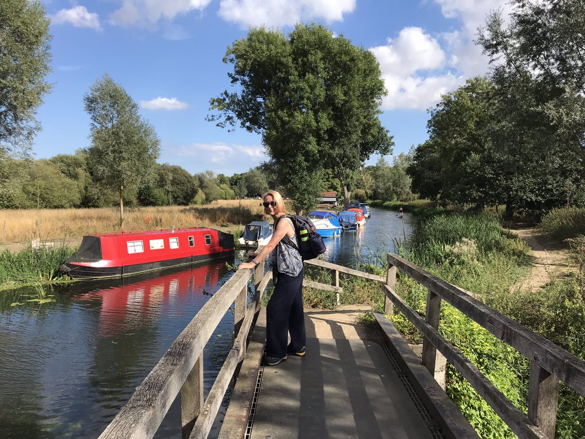 LawrenceKuglin's tweet photo. Off hiking again for the first time in months! Today: Chelmsford to Maldon along the lovely River Chelmer. @CanalRiverTrust @RamblersGB https://t.co/ltR37SFiDQ