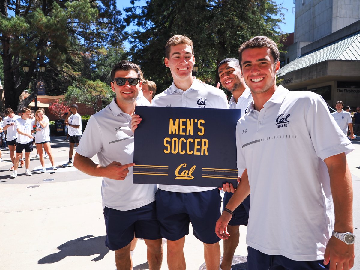 CalMSoc's tweet photo. The Bears celebrated the @CalCameronInst &amp; Big C Society Welcome Back BBQ Tuesday before heading south to play the season opener in Fullerton! #GoBears https://t.co/X2fWEt4yYz