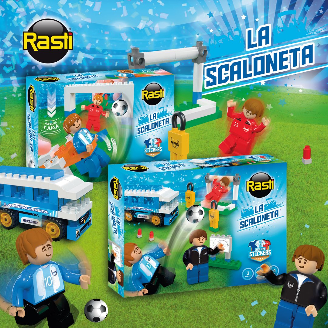 ⚽️ La Scaloneta de <a href="/RastiArg/">Rasti®</a> es todo lo que está bien! Excelente desarrollo de nuestros creativos en exclusiva para <a href="/carrefourarg/">Carrefour Argentina</a>  

+ info en: bit.ly/3TifOxR

#LaScaloneta #creatividad #diversión #innovación