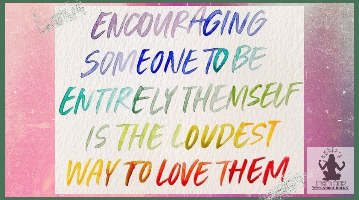 theCLSmoot's tweet photo. Encouraging someone to be entirely themself is the loudest way to love them. 

#wednesdaythought https://t.co/8nMzqdk5rh