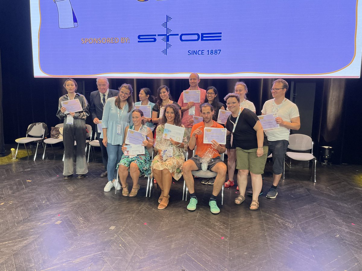STOE (@stoe_news) on Twitter photo The science slam was so much fun! Thank you all for participating and congratulations to the winners! <a href="/ECA_social/">European Crystallographic Association (ECA)</a> #crystallography The science slam was so much fun! Thank you all for participating and congratulations to the winners! <a href="/ECA_social/">European Crystallographic Association (ECA)</a> #crystallography