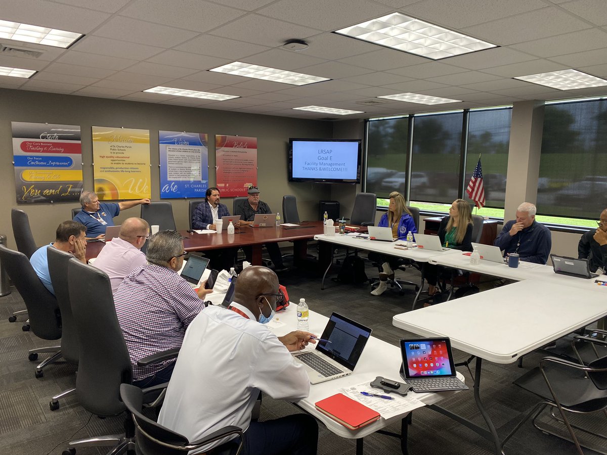 Ken_Oertling's tweet photo. Long range planning has begun! The steering committee for Facility Management met to review challenges and successes of our current facilities management plan. This team will continue to expand with additional stakeholders. #LongRangePlanning #ExpectExcellence๐ฏ https://t.co/MxLI3V7g78