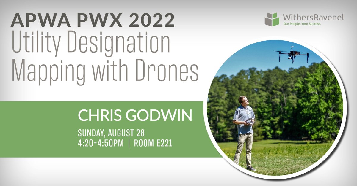 Do you know how to get utility designation paint marks off the ground and into a usable map? Chris Godwin will fly through the details on how to do this work quickly and safely using drones at <a href="/APWATWEETS/">APWA</a> #PWX2022 on 8/28. Get all of the details here: ow.ly/vikt50KruCP