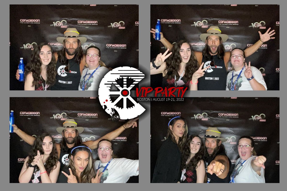 Haleybug23's tweet photo. Meeting @Zach_McGowan has been the highlight of my weekend. He is so outgoing and kind to his fans. If you happen to see this Zach, My sister says 12-13 is a good age to watch Shameless together. At that point she will be learning about those things anyway. #Conageddon #the100 https://t.co/GR0e0uQa5v