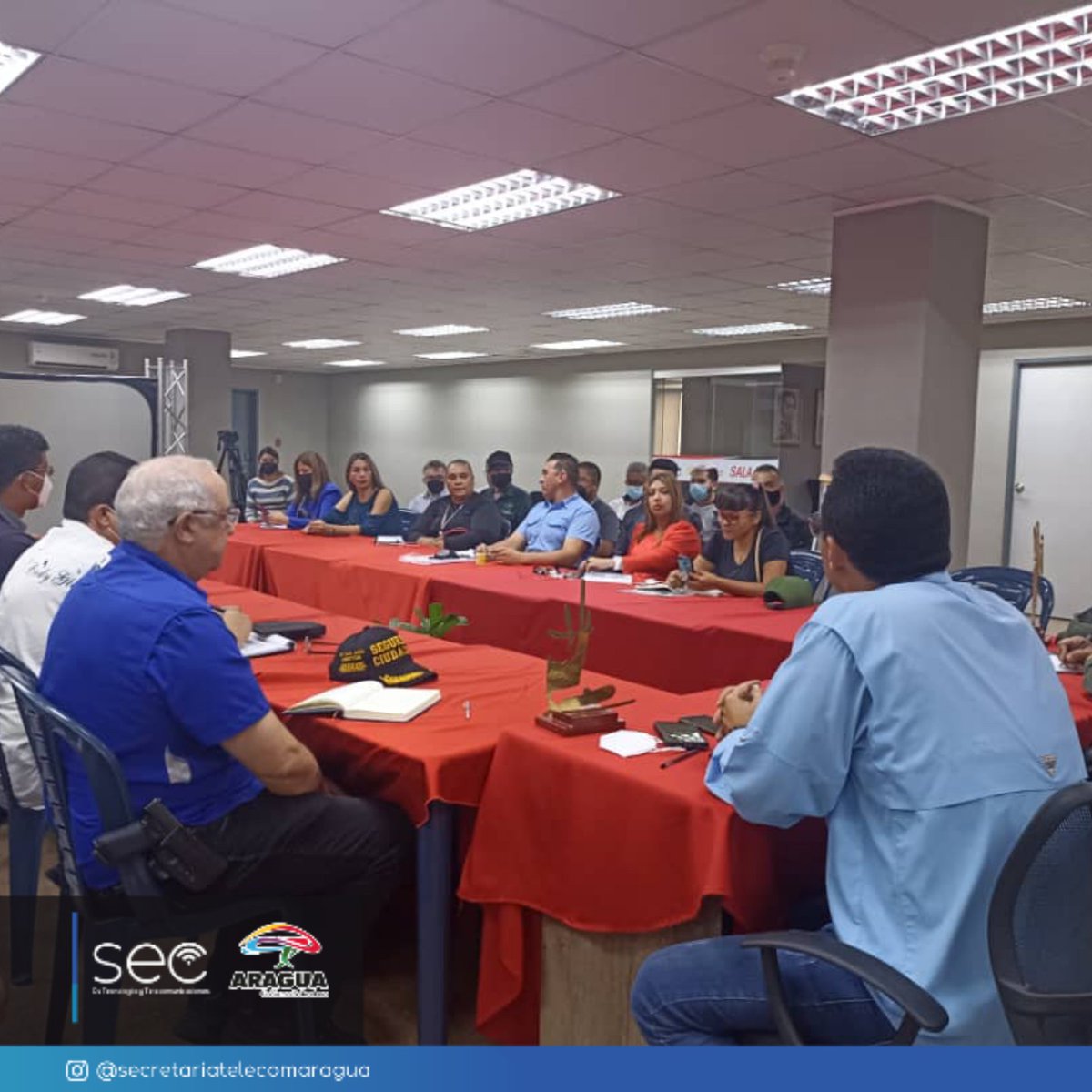 En la Gobernación del Estado Bolivariano de Aragua, fue instalado el Estado Mayor de Telecomunicaciones, por parte de la Gobernadora <a href="/Soykarinacarpio/">Karina Carpio</a> <a href="/ZodiAragua3/">@Zodi_Aragua3</a> 
#Aragua #telecomunicaciones