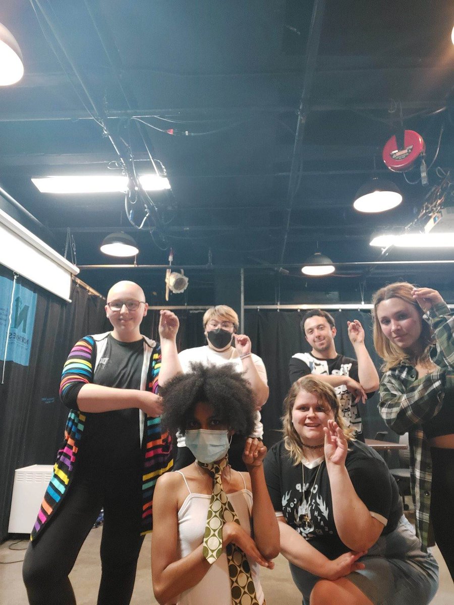 NWUPlayers's tweet photo. University Players had our first meeting of the semester yesterday. We learned a K-Pop dance from our Vice President and Secretary. 

Come join us Tuesdays at 5:00 pm in the Studio Theatre Lobby. https://t.co/Nd1TkMXW5t