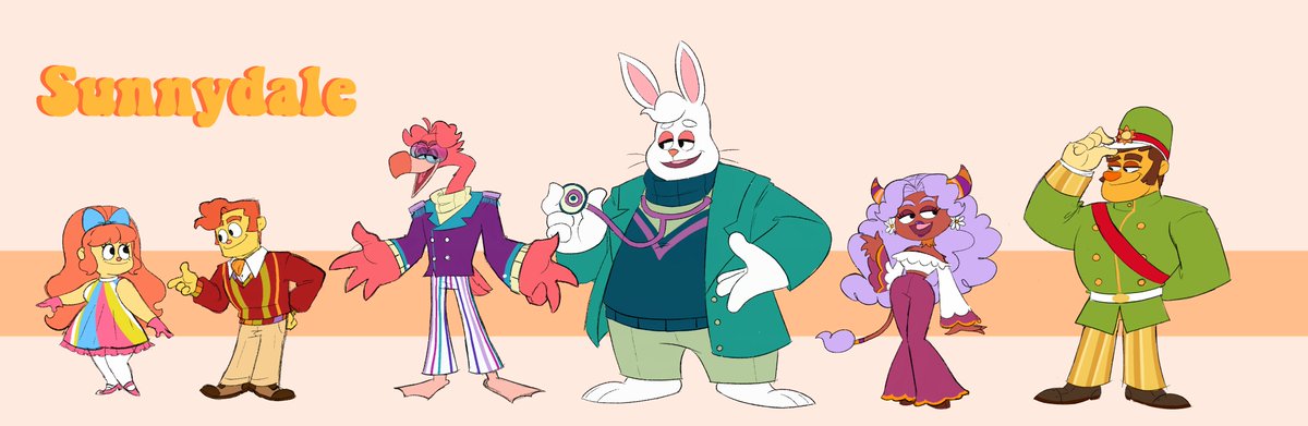 triniitea's tweet image. Design update for my indie project Sunnydale! 🌈🌞