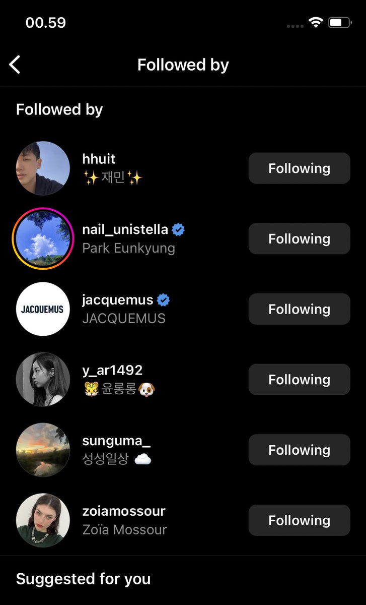 ppppoocom's tweet photo. jennie's private instagram account (proof that jennie's closest people follow) is active. she's following some people! https://t.co/7PkIKMrSmM
