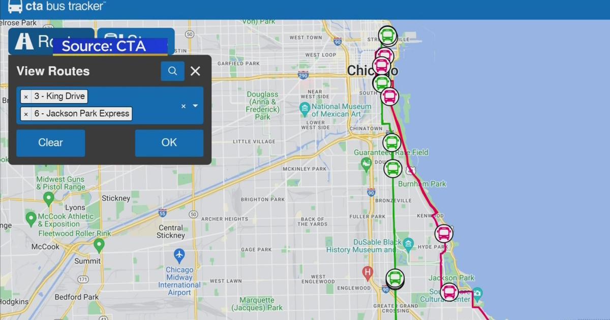 cbschicago's tweet photo. CTA launches redesigned bus tracker website https://t.co/jHgEx9quBc https://t.co/2SBo99F3JR