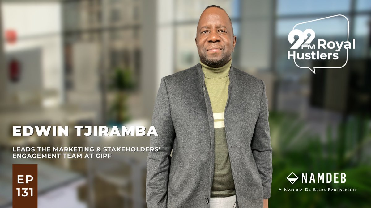 99fmUrbanSounds's tweet photo. "Your horizon is only how far you can see anybody achieving anything. At that time for me it was teachers. I was very inspired by my teachers." #EdwinTjiramba https://t.co/pEZpgBMS57
@GipfN
Brought to you by #NamdebDiamondCorporation
#99FM #99FMRoyalHustlers #NAMDEB #GIPF https://t.co/gK2qMkUYqu