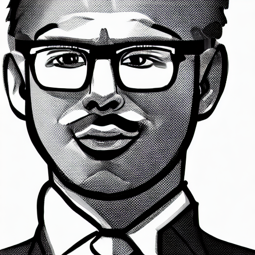 バストショット、イラスト風、眼鏡、サラリーマンで出力したら田代まさし出てきた 