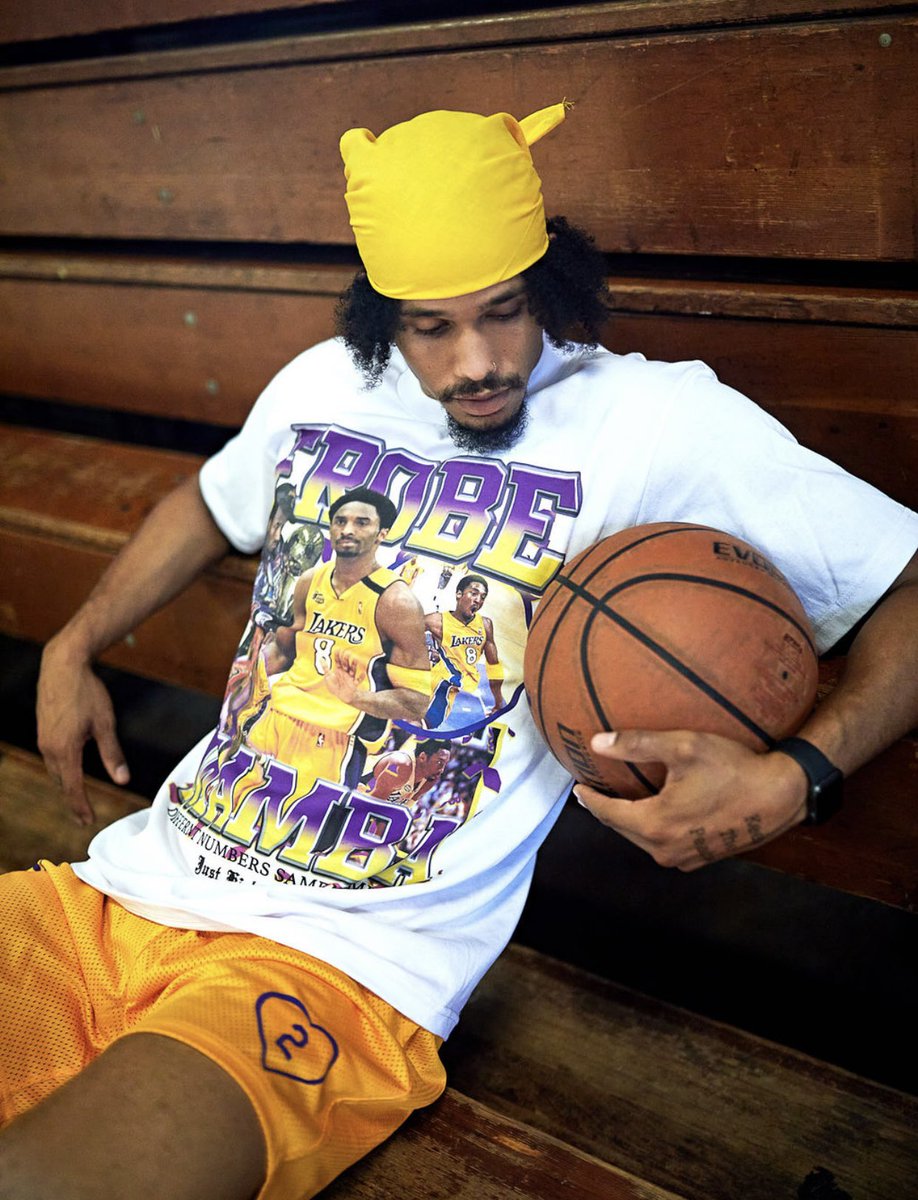 IAmBrandonJack_'s tweet photo. “Frobe” Graphic Tee and “Mambacita” Mesh Shorts Availabile Now!! 
https://t.co/oVGEr7VCSg 

I’m so happy this is finally out! A lot of work and love was put into these pieces. I hope you guys enjoy! 🫶🏽💜💛 #BetterForever https://t.co/jiZvrAKMCu