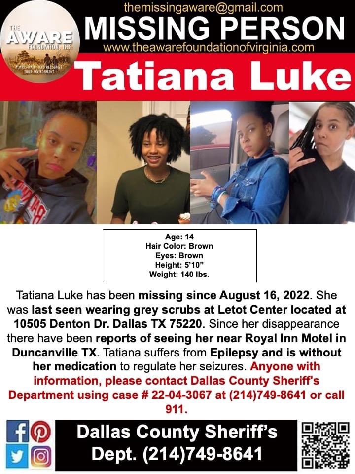 aware_the's tweet photo. #missing #dallas #Texas #MissingPerson #MissingKids https://t.co/dkKo0zGntC