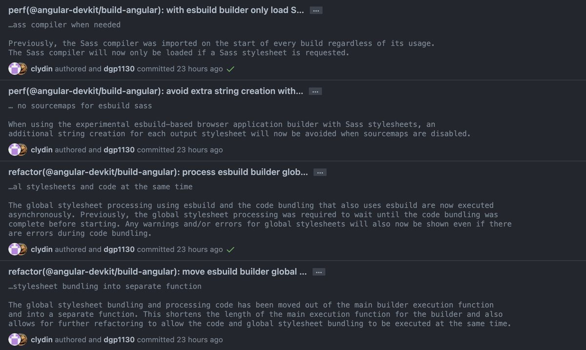 Enea_Jahollari's tweet image. Some performance optimizations just arrived in #angular #esbuild builder 🎉