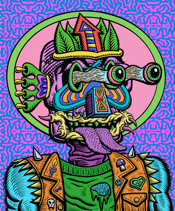 OmniX_NFT's tweet photo. ⚫️ Creator Spotlight ⚫️

Chris Dyer (@positivecreator) is a visionary artist cruising the world spreading good vibes for the people;
in both the physical and now digital realms with his @GalakticGangNFT collection. https://t.co/4xXYiBAPmE