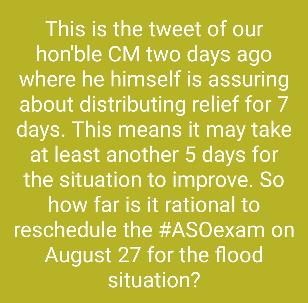 su_rajpatel's tweet photo. #ASOexam #POSTPONEASOEXAM #OPSC @CMO_Odisha @satyajitips88 @odishabench @otvnews @SecyChief @AprajitaSarangi https://t.co/pA8YJr7GyU