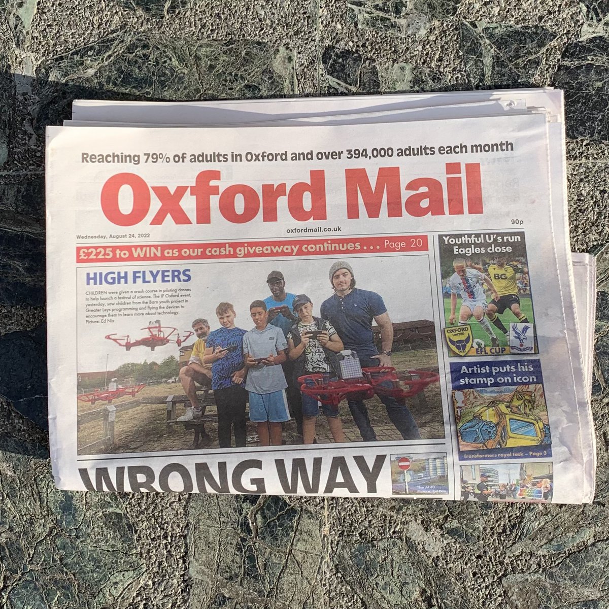 Oxford_IF's tweet photo. 🗞 Great seeing positive news 👀 @TheOxfordMail #today making a sky dance sculpture and meringues with liquid nitrogen ice cream to explore chemistry of cooking. 

@SiemensHealth 
@leyscdiyouth @ukaeaofficial @thedronerules @roysocchem 

🚨Festival programme coming 🔜 https://t.co/kHqF4qwJoQ