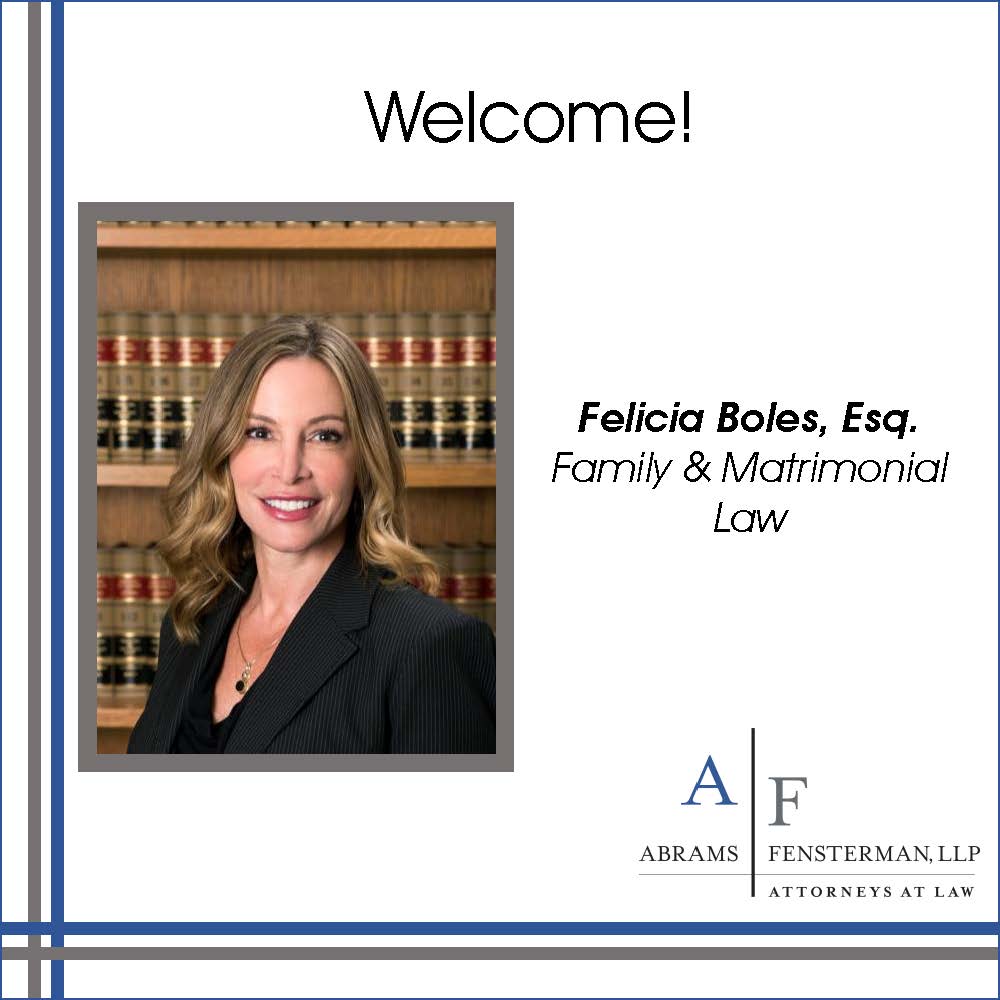 Abrams Fensterman on Twitter "We are pleased to announce Felicia Boles