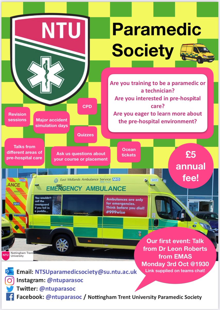 NTU Paramedic Society tweet media
