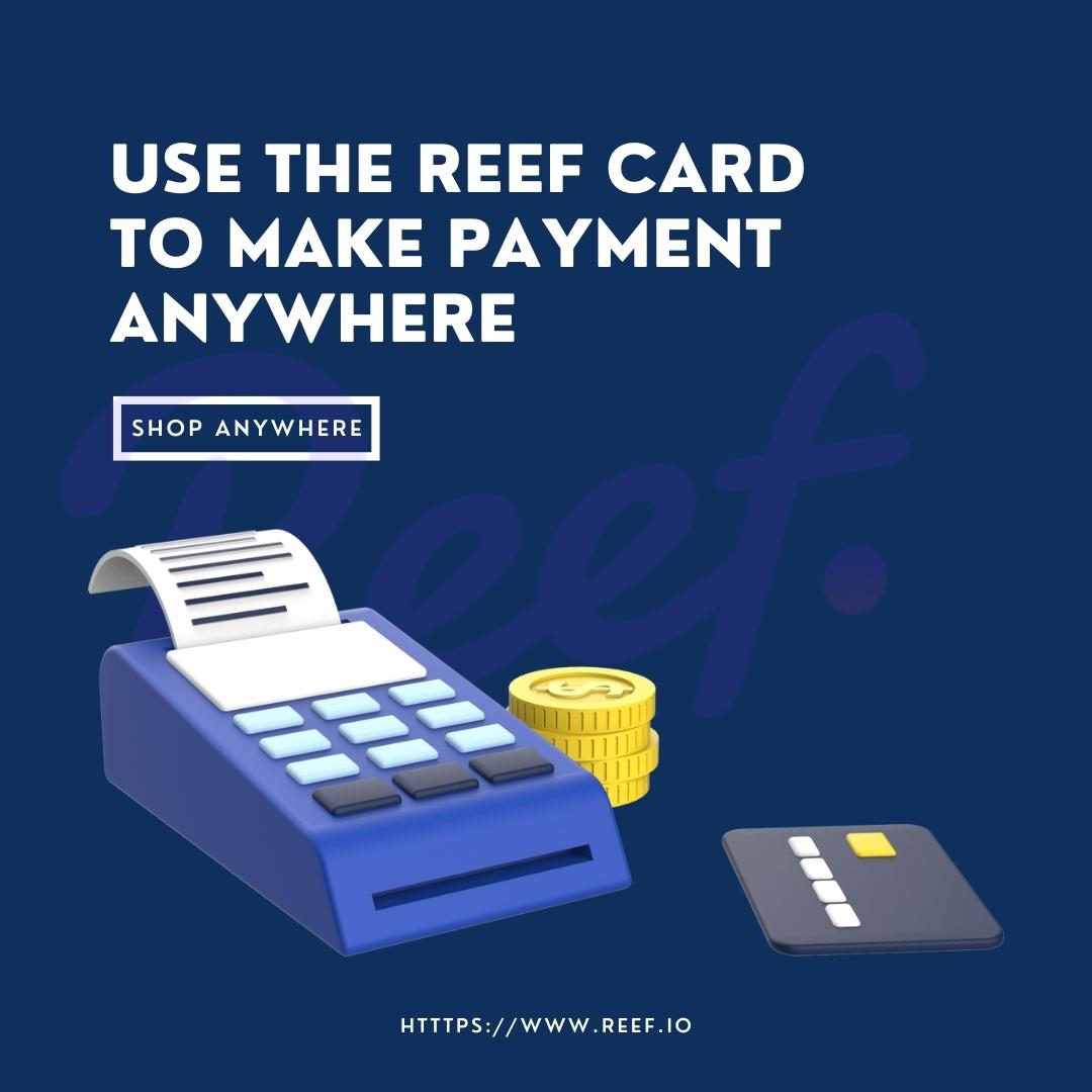 official_darick's tweet image. Did you know you can use a #ReefCard for payment in the real world like a normal debit card?
#Crypto #web3