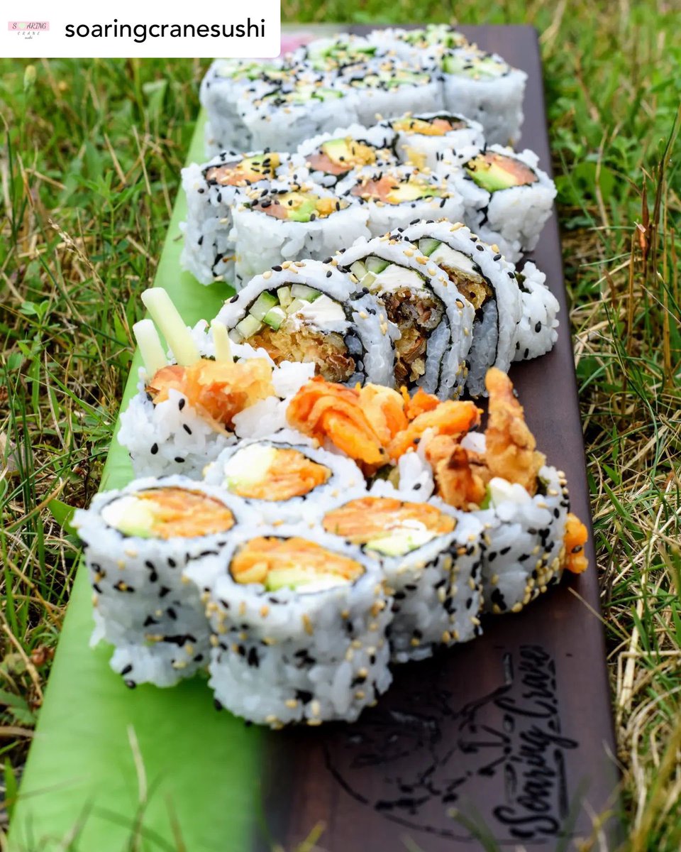 Last3Design's tweet photo. Everything is looking fine over at our local sushi restaurant Soaring Crane Sushi. So happy they love their new Last3 board #sushi #goodfood #local #halifaxns #enfield #shopeh https://t.co/Kp74V6HPPf