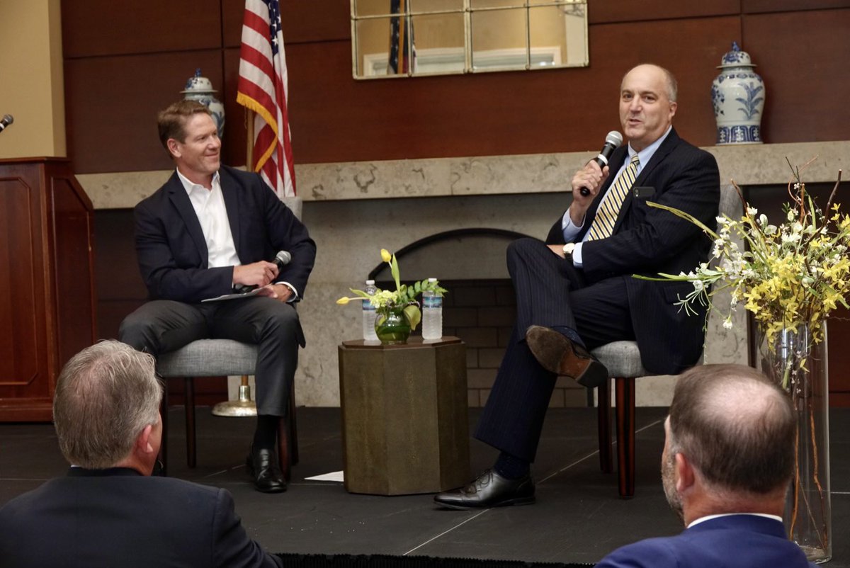 JAXChamber's tweet photo. Thanks for joining us at the Annual Trustee Luncheon! 

It was great to hear JAX Chamber President and CEO Daniel Davis and Carnival Cruise Lines Chief Communications Officer Chris Chiames discuss the importance of brand loyalty and communications in times of crisis. #ilovejax https://t.co/9AzutNOPiC