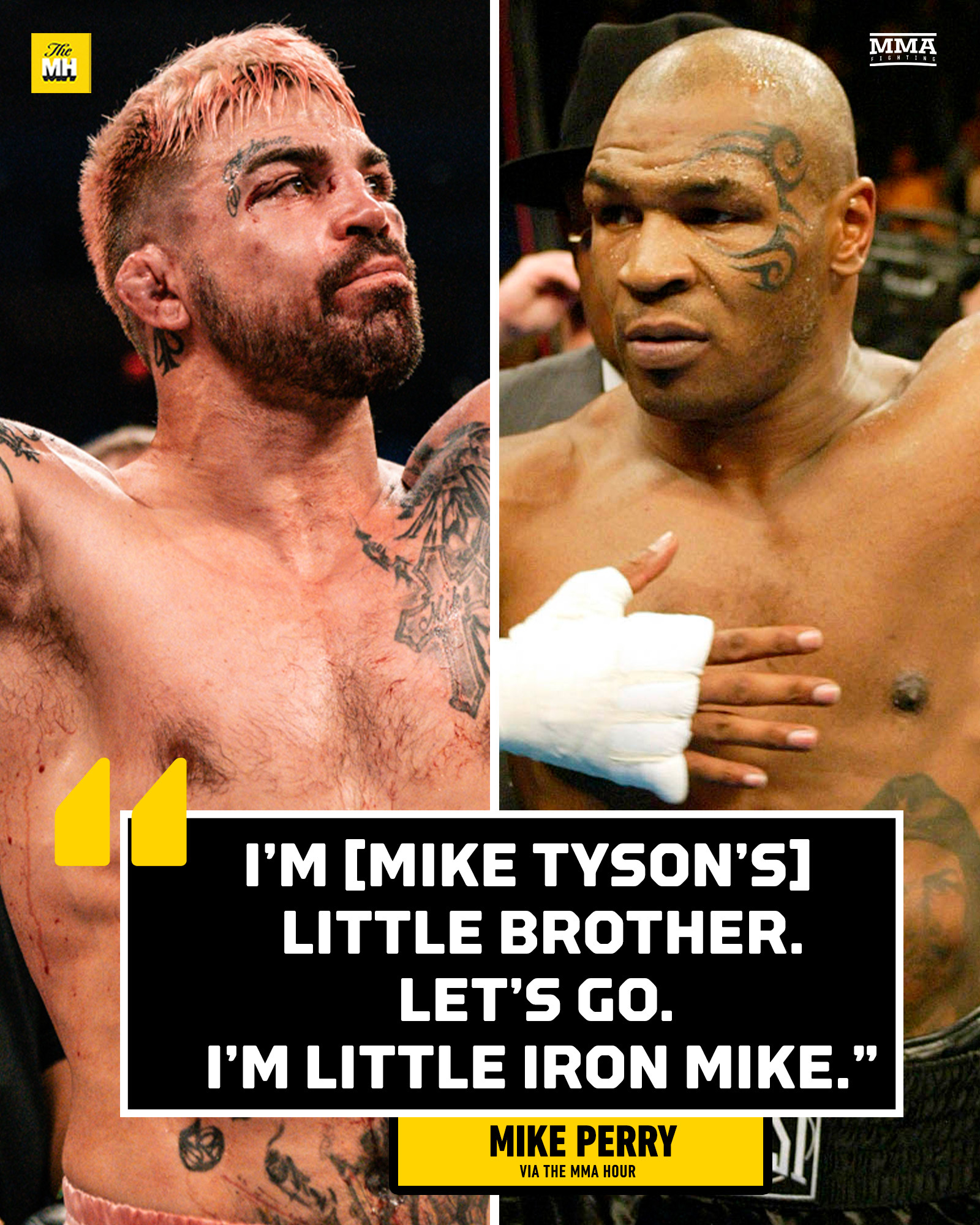 on Twitter "Little Iron Mike 🥊 TheMMAHour ️ https//t
