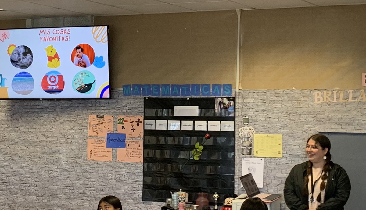 April_Psych's tweet photo. Gracias Ms. Michel for putting our students’ social emotional needs at the forefront so the magic of learning to be bilingual, biliterate and bicultural @laderapalma can flourish 💕 @LHSchools https://t.co/EhfiKS0Uki