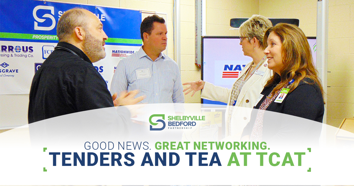 Read about the good news in local education and workforce development plus the great networking at this year’s “Tenders and Tea at TCAT,” the annual event sponsored by the Shelbyville-Bedford Partnership. Read at bit.ly/3CwdXzO. #ProsperityThroughPartnership